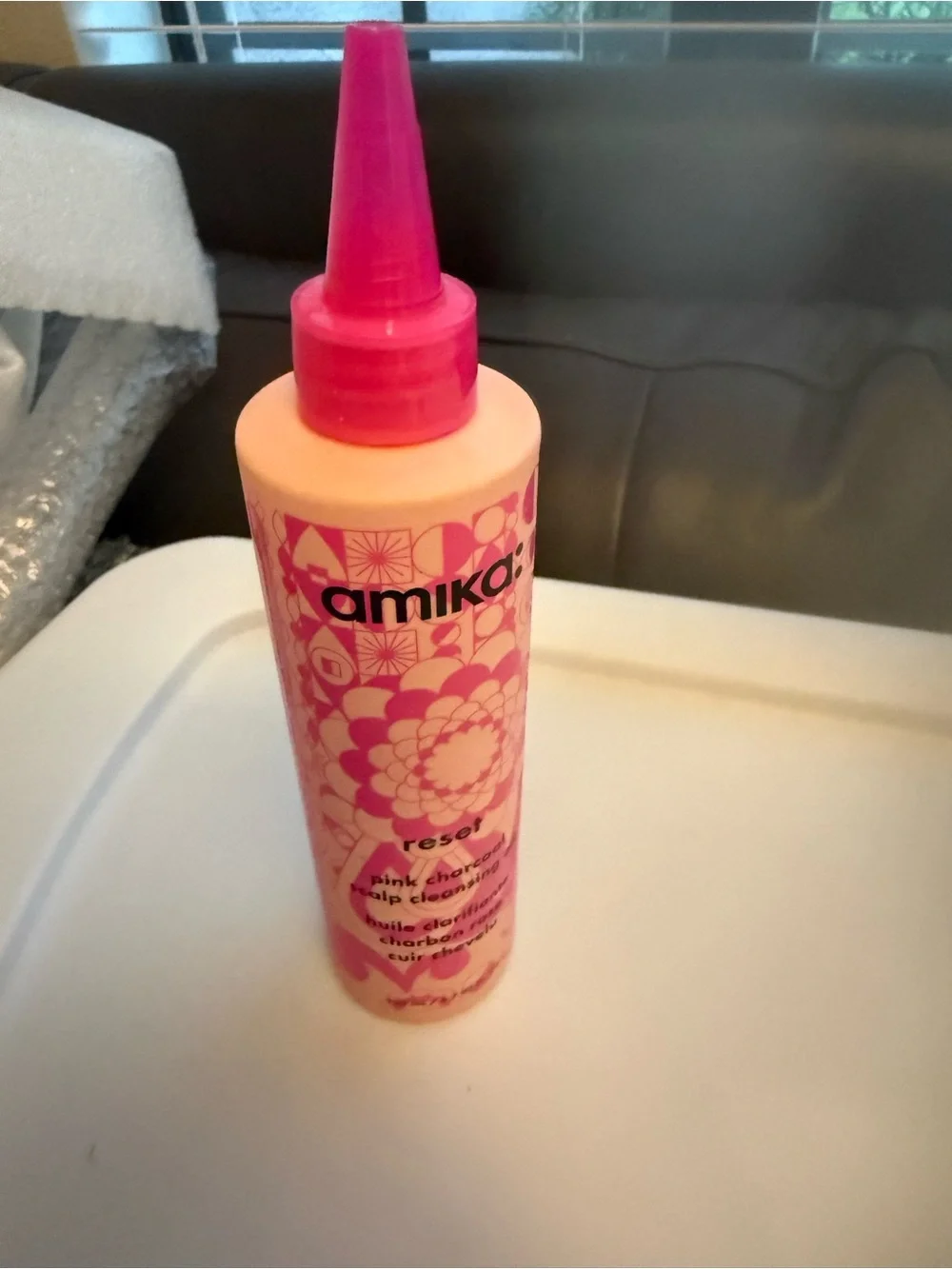 amika Reset Pink Charcoal Scalp Cleansing Oil